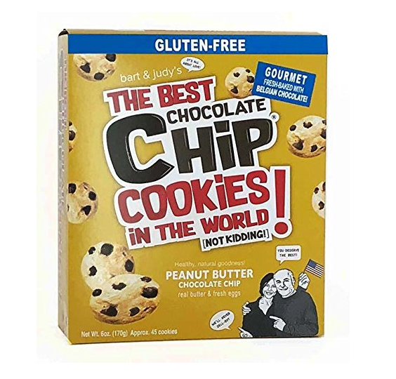 THE BEST CHOC CHIP COOKIE: Peanut Butter Chocolate Chip Gluten Free Cookie, 6 oz