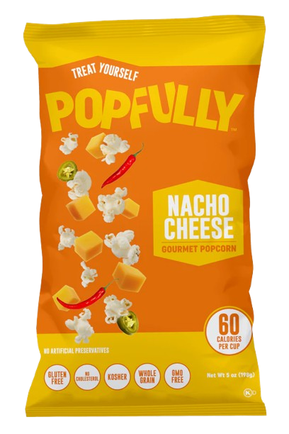 POPFULLY: Nacho Cheese Ready To Eat Popcorn, 5 oz