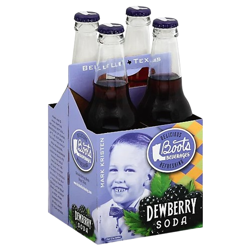 BOOTS BEVERAGES: Dewberry Soda 4pk, 48 fo