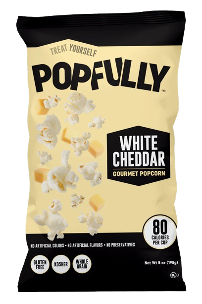 POPFULLY: White Cheddar Ready To Eat Popcorn, 5 oz