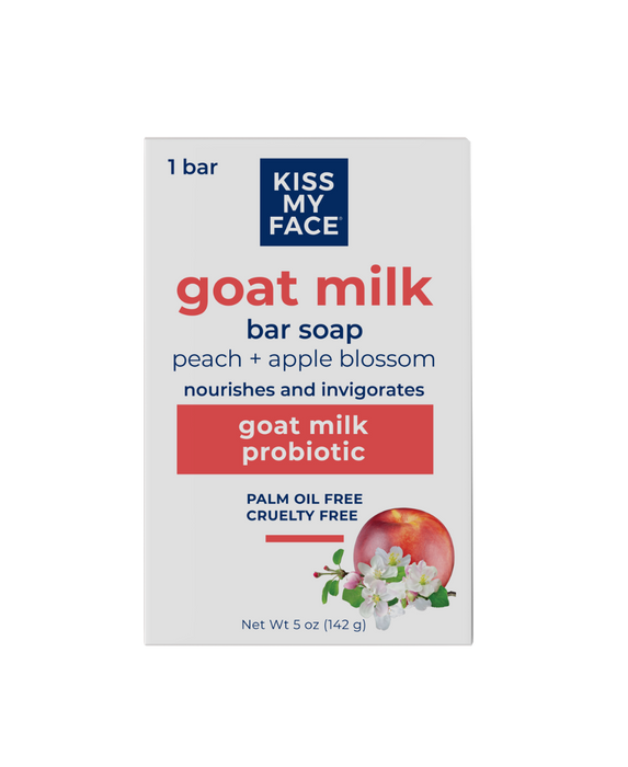 KISS MY FACE: Soap Bar Apple Blsm Peach, 5 oz
