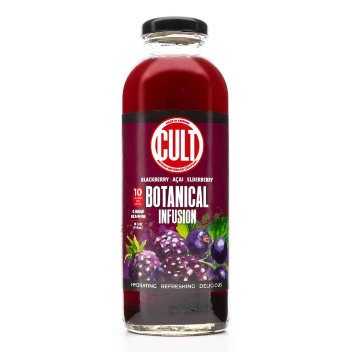 CULT COFFEE ROASTER: Blackberry Acai Botanical Infusion, 14 fo