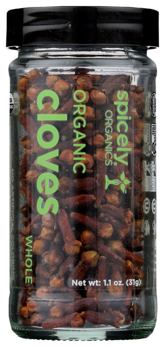 SPICELY ORGANICS: Organic Whole Clove Jar, 1.1 oz