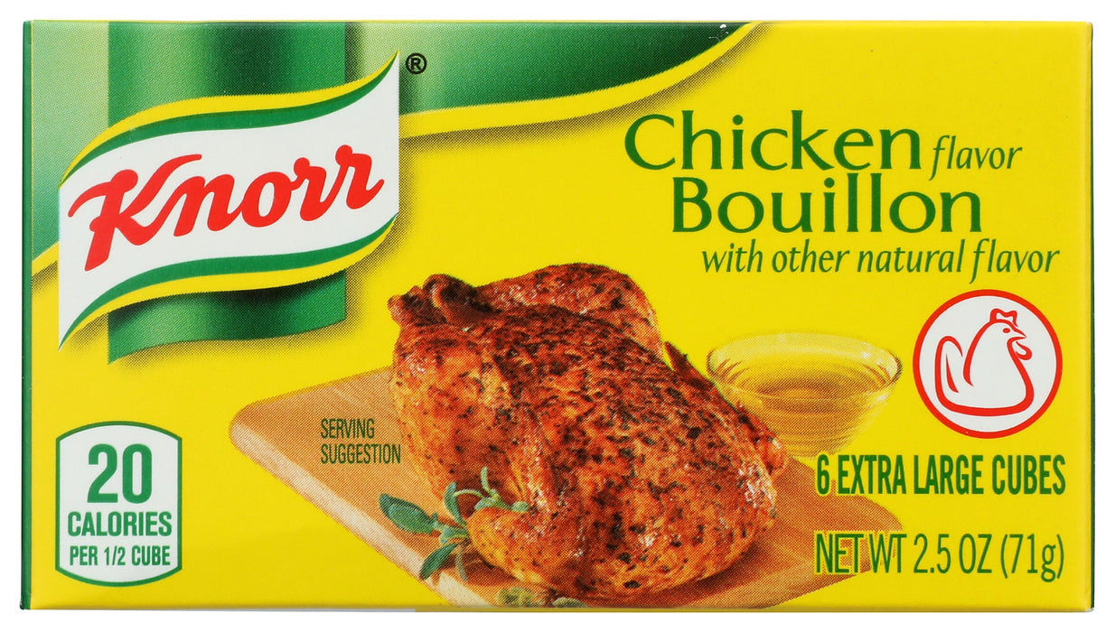 KNORR: Chicken Bouillon Cubes, 2.5 oz