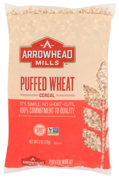 ARROWHEAD MILLS: Puffed Wheat Cereal, 6 oz