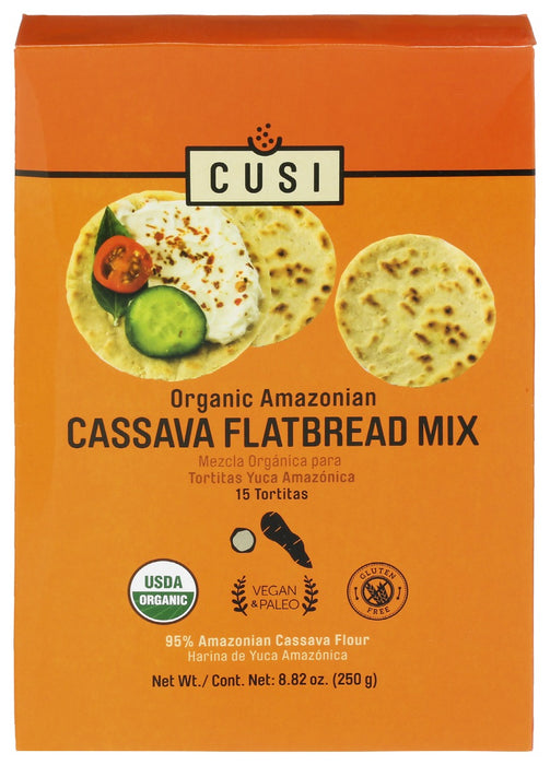 CUSI WORLD: Amazonian Cassava Flatbread Mix, 8.82 oz