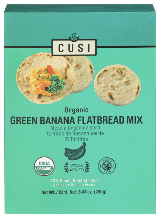 CUSI WORLD: Green Banana Flatbread Mix, 8.47 oz