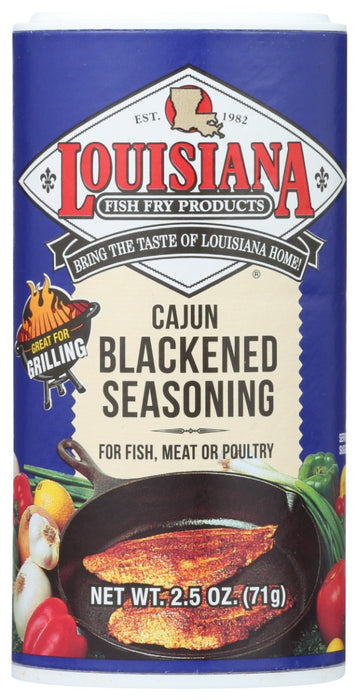 LOUISIANA FISH FRY: Blackened Fish Seasoning, 2.5 oz