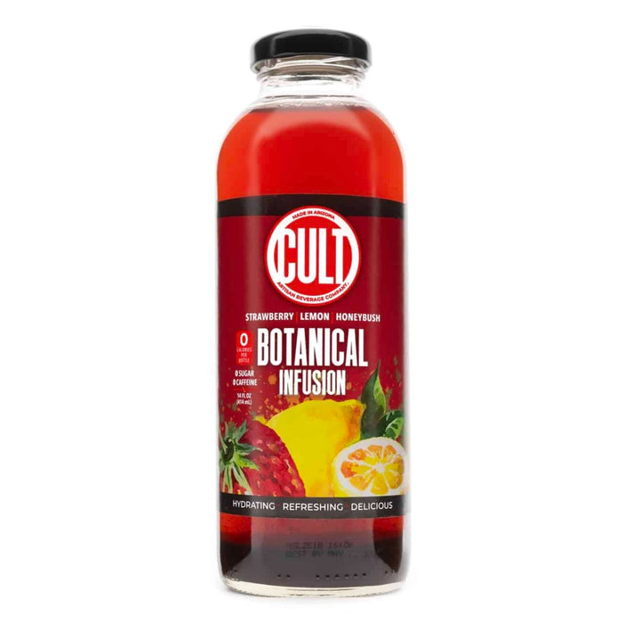 CULT COFFEE ROASTER: Strawberry Lemon Botanical Infusion, 14 fo