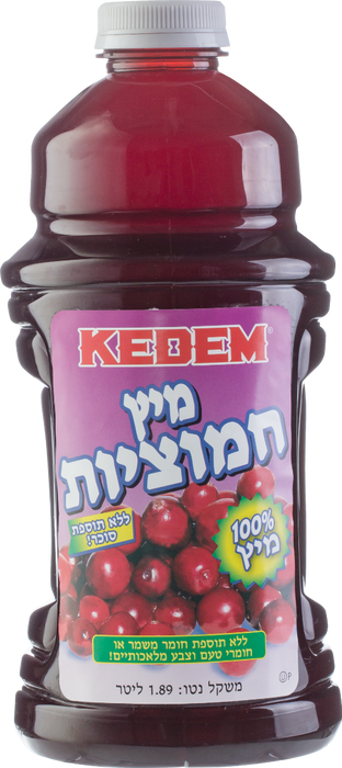 KEDEM: Cranberry Fruit Juice, 64 oz
