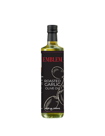 EMBLEM: Oil Olive Roasted Garlic, 16.9 oz