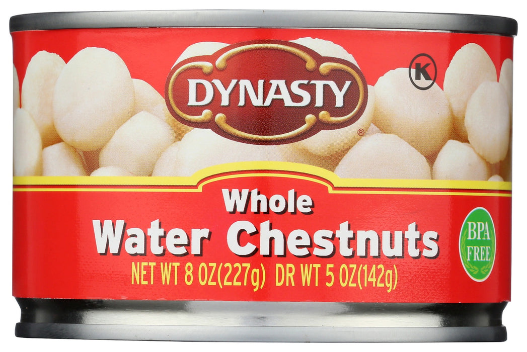 DYNASTY: Whole Water Chestnuts, 8 oz