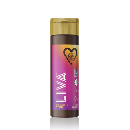 LIVA: Syrup Raw Date, 14.1 oz