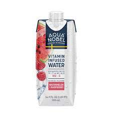 AQUA NOBEL: Water Watrmln Raspberry, 16.9 fo