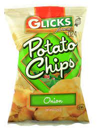 GLICKS: Chip Pto Onion Grlc, 0.75 oz