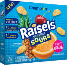 RAISELS: Raisins Golden Fruit, 4.9 oz