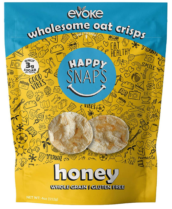 EVOKE HEALTHY FOODS: Honey Oat Crisp, 4 oz