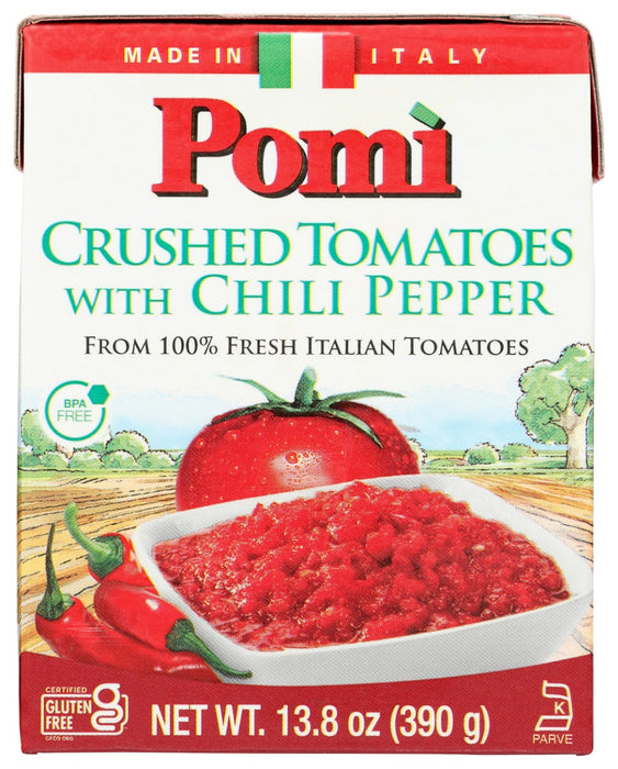 POMI: Crushed Tomatoes With Chili Pepper, 13.8 oz