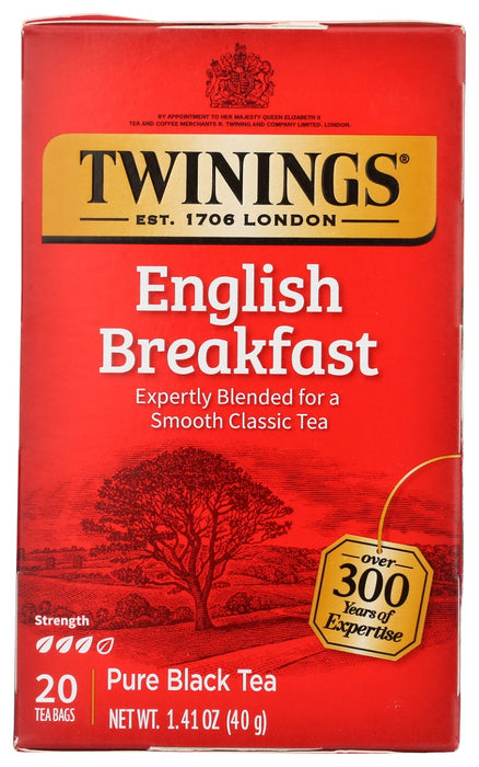 TWINING TEA: English Breakfast Tea, 20 bg