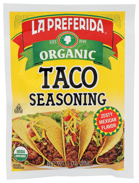 LA PREFERIDA: Organic Taco Seasoning, 1 oz