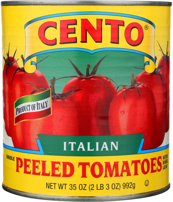 CENTO: Italian Whole Peeled Plum Tomatoes, 35 oz
