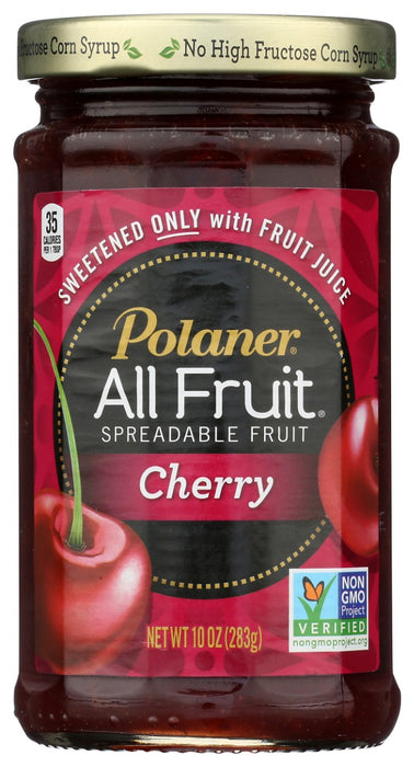 POLANER: Cherry Fruit Spread, 10 oz