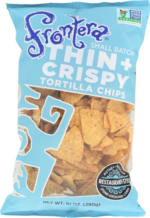 FRONTERA: Thin and Crispy Tortilla Chips, 10 oz