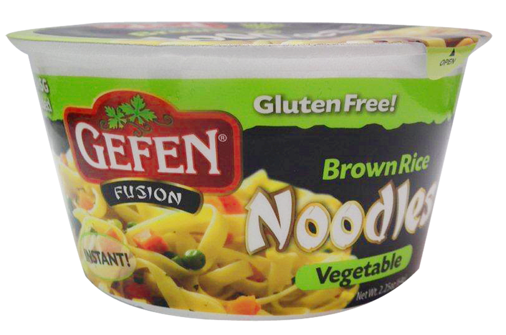 GEFEN: Vegetable Brown Rice Noodle Bowl, 2.25 oz