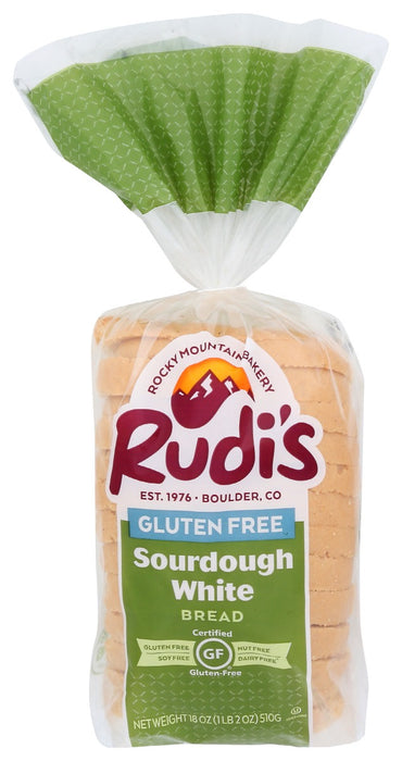 RUDIS: Gluten Free White Sourdough Bread, 18 oz