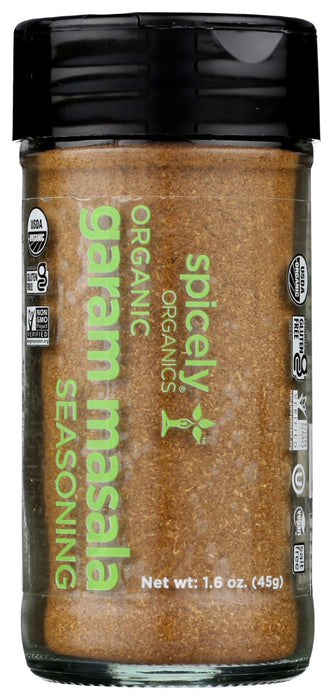 SPICELY ORGANICS: Organic Garam Masala Seasoning Jar, 1.6 oz