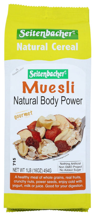 SEITENBACHER: Muesli Cereal Body Power, 16 oz