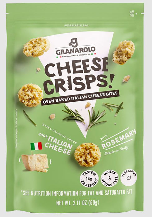 GRANAROLO: Rosemary Cheese Crisps, 2.11 oz