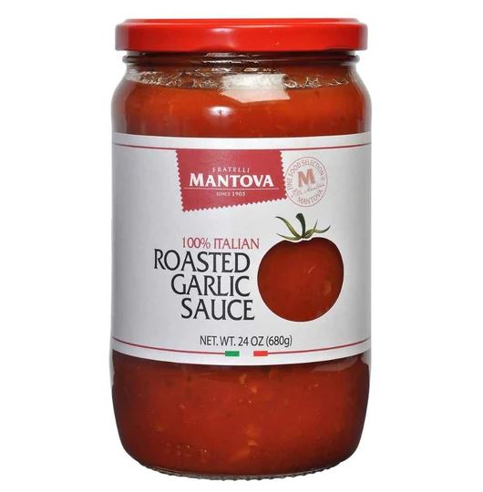 MANTOVA: Roasted Garlic Tomato Sauce, 24 oz