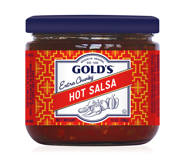 GOLDS: Extra Chunky Hot Salsa, 12 oz