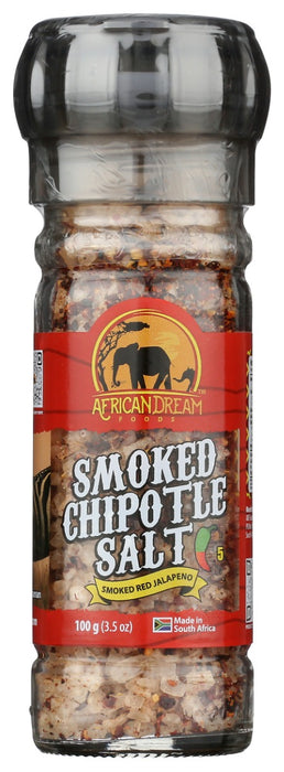 AFRICAN DREAM FOODS: Smoked Chipotle Salt, 3.5 oz