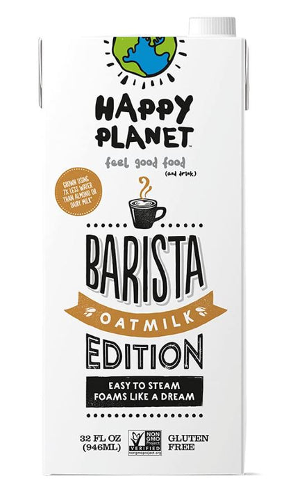 HAPPY PLANET: Oat Milk Barista, 32 fo