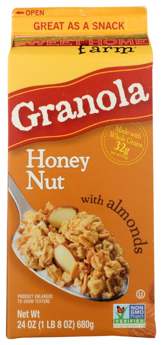 SWEET HOME: Honey Nut with Almonds Granola, 24 oz