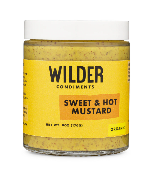 WILDER: Sweet and Hot Mustard, 6 oz