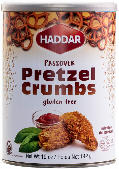 HADDAR: Gluten Free Pretzel Crumbs, 10 oz