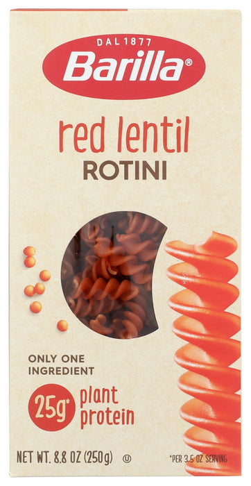 BARILLA: Red Lentil Rotini Pasta, 8.8 oz