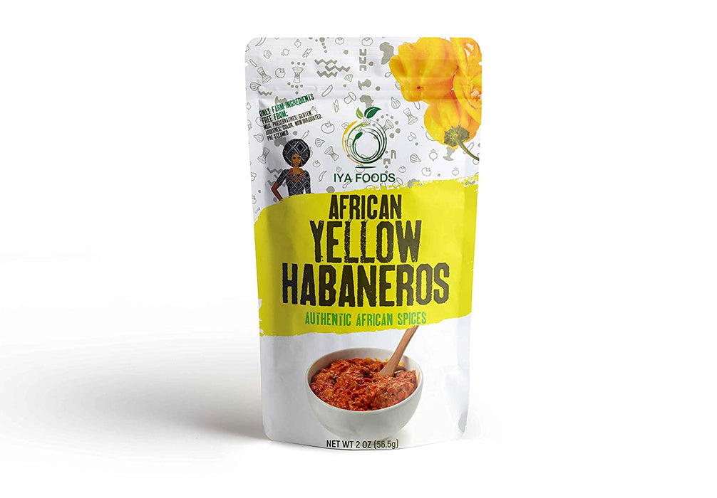 IYA FOODS LLC: Ground Yellow Habaneros, 2 oz