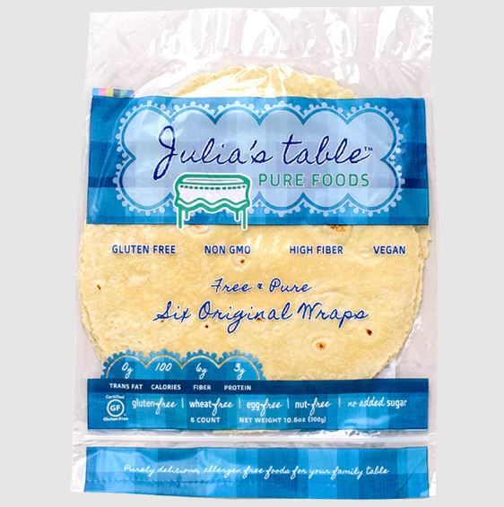 JULIAS TABLE: Original Wraps, 10.6 oz