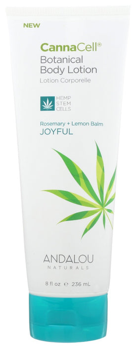 ANDALOU NATURALS: Cannacell Body Lotion Joyful, 8 fo