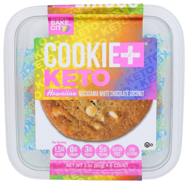 BAKE CITY: Cookie Plus Keto Hawaiian, 3 oz
