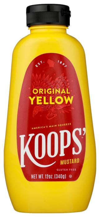 KOOPS: Original Yellow Mustard, 12 oz