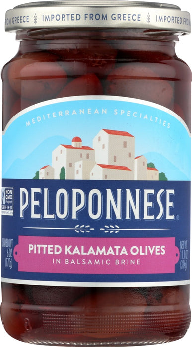 PELOPONNESE: Pitted Kalamata Olives, 6 oz