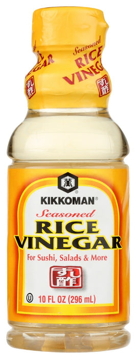 KIKKOMAN: Seasoned Rice Vinegar, 10 oz