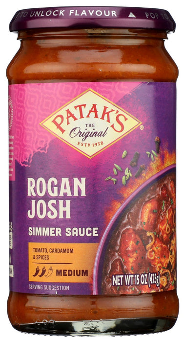 PATAKS: Rogan Josh Simmer Sauce, 15 oz