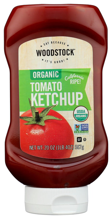 WOODSTOCK: Organic Tomato Ketchup, 20 oz