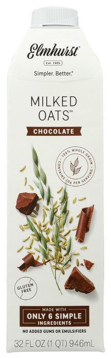 ELMHURST: Milk Oat Chocolate, 32 oz